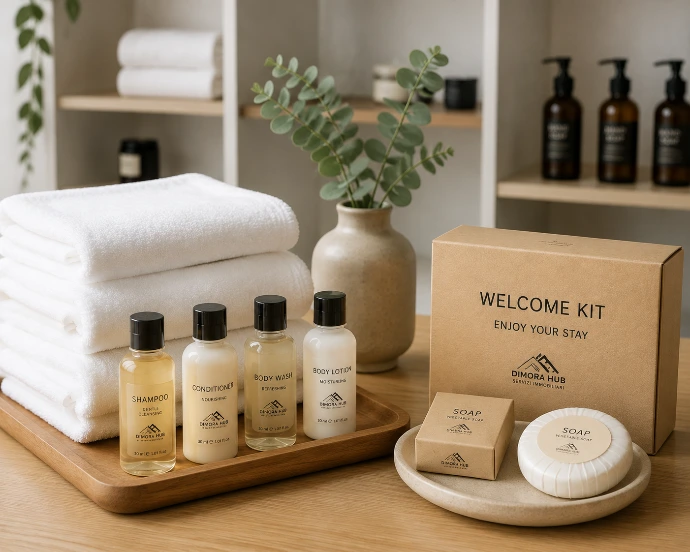 Welcome kit e amenities personalizzati per case vacanza e strutture ricettive